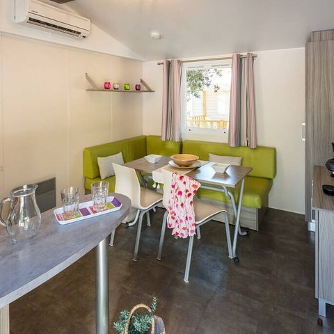 MOBILE HOME 6 people - Mobil-home | Classic | 2 Bedrooms | 4/6 Pers. | Raised terrace | Air-con.