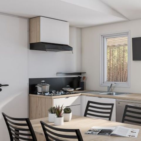 MOBILE HOME 6 people - Premium - 33 m² (3 bedrooms) + Covered terrace