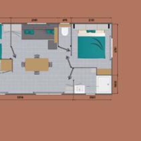 MOBILE HOME 4 people - GRAND LARGE