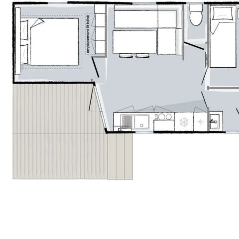 MOBILE HOME 4 people - CELTIK
