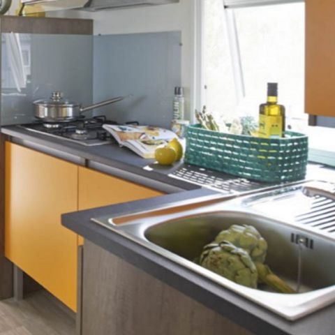 MOBILE HOME 6 people - DECLICK with semi-covered terrace
