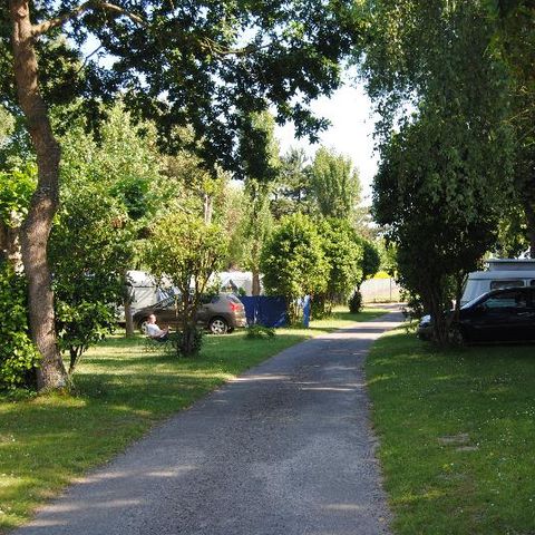Pitch - Water and drainage connection + car + hot showers + 10A electricity