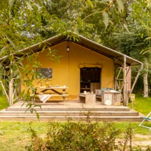 CANVAS AND WOOD TENT 6 people - Lodge 6p 2ch ****