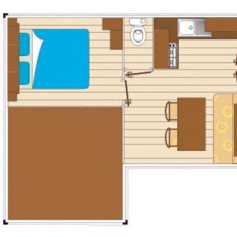 MOBILE HOME 6 people - Evasion 2 bedrooms 28m² (28m²)