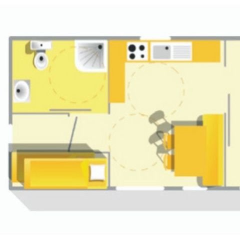 MOBILE HOME 6 people - Mobil-home Evasion PMR 6 people 2 bedrooms 28m² - mobile home for 6 people 2 bedrooms 28m² - mobile home for 6 people 2 bedrooms 28m² - mobile home Evasion PMR