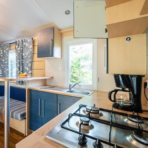 MOBILE HOME 6 people - Mobil-home Forêt 34.5m² (3 bedrooms) (over 10 years old) + Terrace + TV 4/6 pers