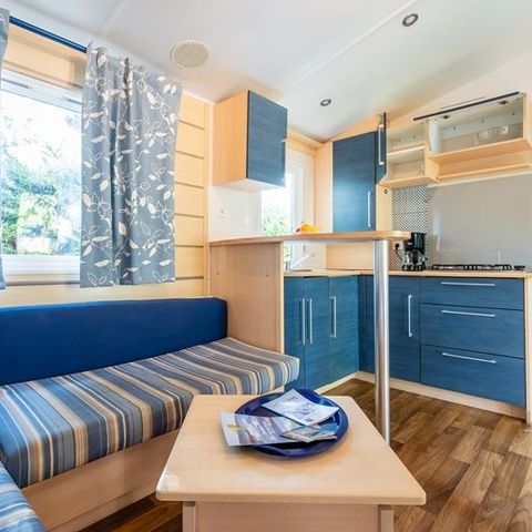 MOBILE HOME 6 people - Mobil-home Forêt 34.5m² (3 bedrooms) (over 10 years old) + Terrace + TV 4/6 pers