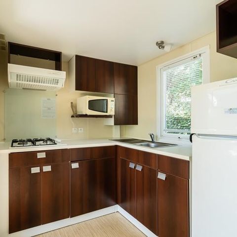 MOBILE HOME 4 people - Mobile home Cottage 27.5m² (2 bedrooms) (over 13 years) + terrace + TV 4 pers