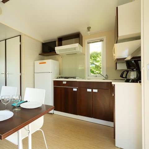 MOBILE HOME 4 people - Mobile home Cottage 27.5m² (2 bedrooms) (over 13 years) + terrace + TV 4 pers