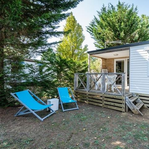 MOBILE HOME 4 people - Mobile home Cottage 27.5m² (2 bedrooms) (over 13 years) + terrace + TV 4 pers