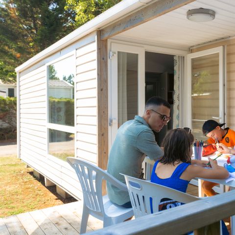 MOBILE HOME 4 people - Mobile home Cottage 27.5m² (2 bedrooms) (over 13 years) + terrace + TV 4 pers
