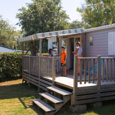 MOBILE HOME 8 people - Mobile-home Sable 40m² (4 bedrooms) + TV + Covered terrace (over 8 years old) 8 people