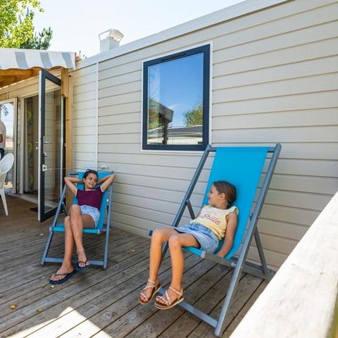 MOBILE HOME 8 people - Mobile-home Sable 40m² (4 bedrooms) + TV + Covered terrace (over 8 years old) 8 people