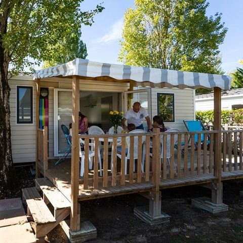 MOBILE HOME 8 people - Mobile-home Sable 40m² (4 bedrooms) + TV + Covered terrace (over 8 years old) 8 people