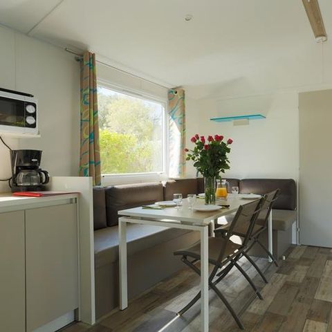 MOBILE HOME 8 people - Mobile-home Sable 40m² (4 bedrooms) + TV + Covered terrace (over 8 years old) 8 people