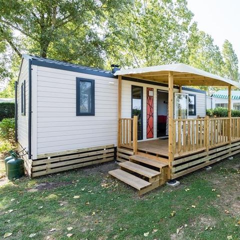 MOBILE HOME 5 people - Mobil-home Evasion 28.5m² (2 bedrooms) (- 8 years) + TV + Terrace / Wednesday to Wednesday