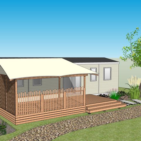 MOBILE HOME 8 people - Mobile-home Sable plus 40m² (4 bedrooms, 2 bathrooms) 8 pers