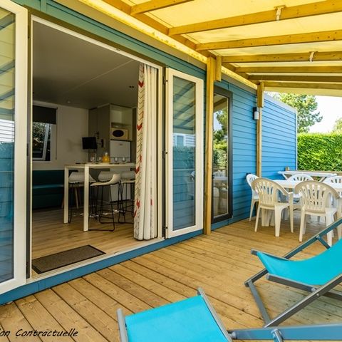 MOBILE HOME 6 people - Grand Large 34.5m² (3 bedrooms D) (under 8 years) + TV + Terrace