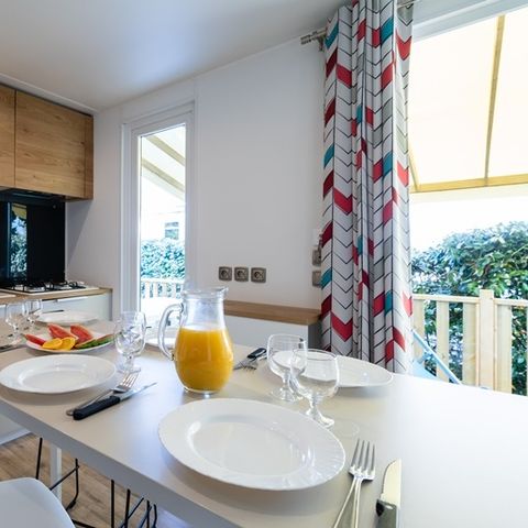 MOBILE HOME 6 people - Grand Large 34.5m² (3 bedrooms D) (under 8 years) + TV + Terrace