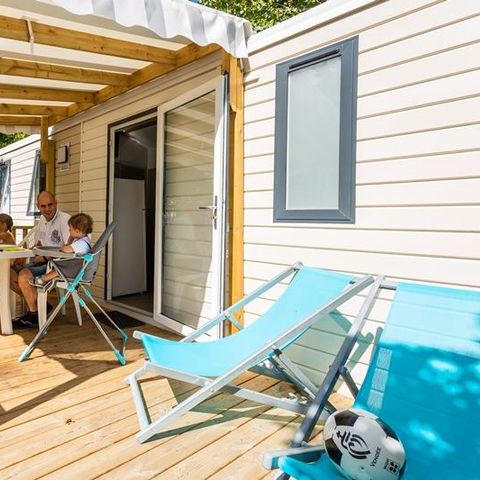 MOBILE HOME 5 people - Evasion 28.5m² (2 bedrooms D) (- 9 years) + TV + Terrace