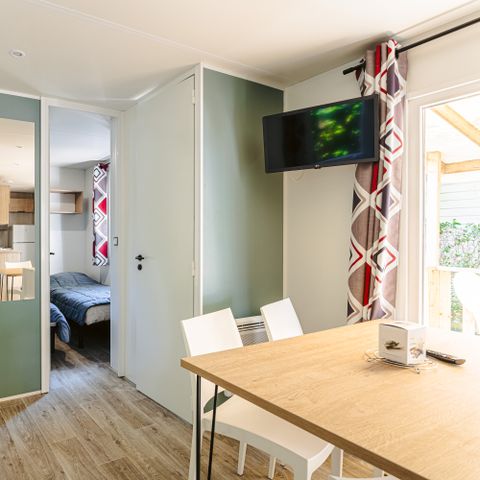 MOBILE HOME 6 people - Mobile home Grand Large Plus 34.5m² (3 bedrooms) (under 3 years old) + TV + Terrace + dishwasher + air conditioning 6 people