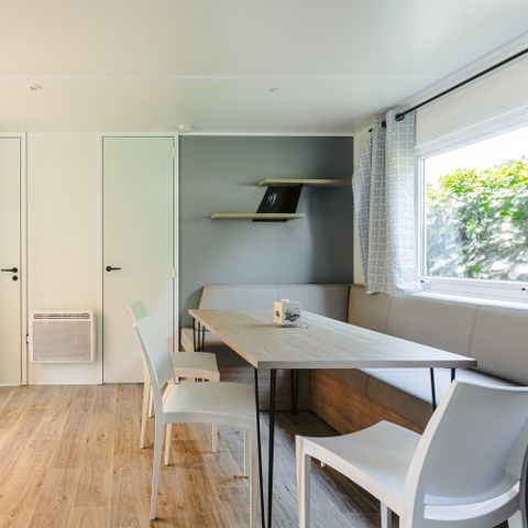 Mobile home 6 persons - Mobile home Grand Large Plus 34.5m² (3 bedrooms) (under 3 years old) + TV + Terrace + dishwasher + air conditioning 6 people