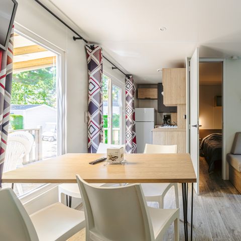 Mobile home 6 persons - Mobile home Grand Large Plus 34.5m² (3 bedrooms) (under 3 years old) + TV + Terrace + dishwasher + air conditioning 6 people