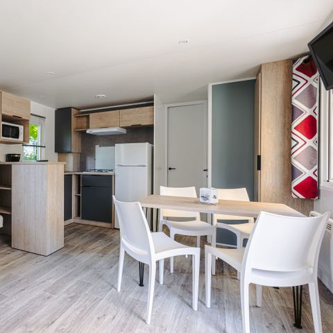 MOBILE HOME 5 people - Mobile-home Evasion Plus 28.5m² (2 bedrooms) (- of 3 years) + TV + Terrace + Air conditioning + Dishwasher 4/5 pers