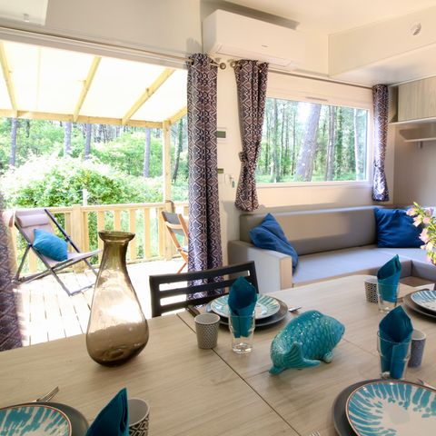 Lodge 6 persons - Cottage Floresta "Forest view" 6p - 3 bedrooms - TV - Air conditioning