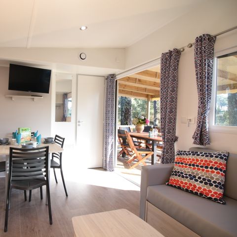 Lodge 6 persons - Cottage Côté Sud 6p - 3 bedrooms - TV - Air conditioning
