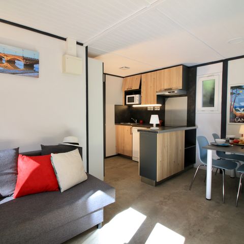 Chalet 5 persons - Chalet Club 4/5p - 2 bedrooms - TV - Air conditioning