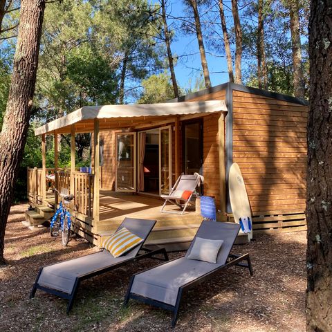 Lodge 5 persons - Cottage Floresta "Côté forêt" 4/5p - 2 bedrooms - TV - Air conditioning