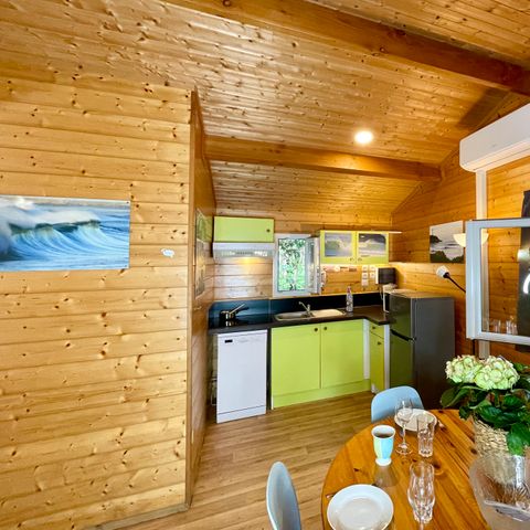 Chalet 5 persons - Chalet Anglet 4/5p - 2 Bedrooms - TV - Air conditioning