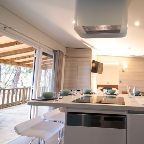 Lodge 4 persons - Cottage Patio "Forest view" 4p - 2 bedrooms - TV - Air conditioning
