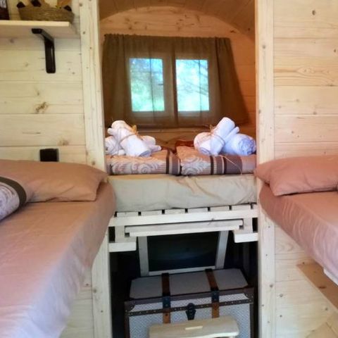UNUSUAL ACCOMMODATION 4 people - BELLA TENT BARRIQUE - Without sanitary facilities