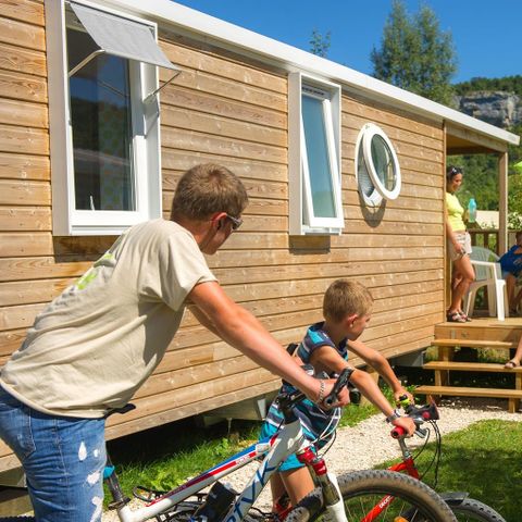 MOBILE HOME 6 people - Cottage Séquanie - 32m² - 3 bedrooms for large families