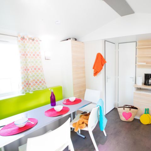 MOBILE HOME 6 people - Cottage Séquanie - 32m² - 3 bedrooms for large families