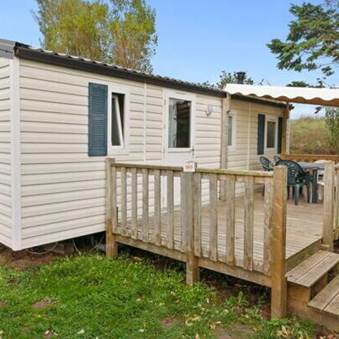 Mobile home 6 persons - Mobile-home | Comfort | 3 Bedrooms | 6 Pers. | Raised terrace | Air conditioning