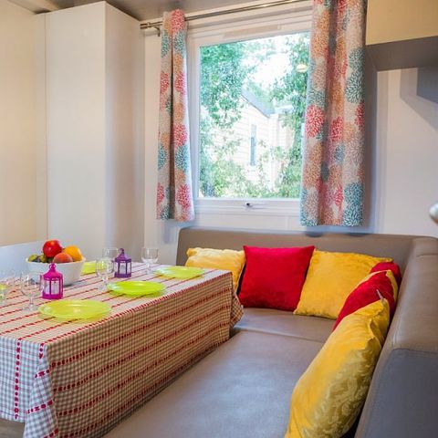 Mobile home 6 persons - Mobile-home | Comfort XL | 3 Bedrooms | 6 Pers | Raised terrace | Air conditioning | TV