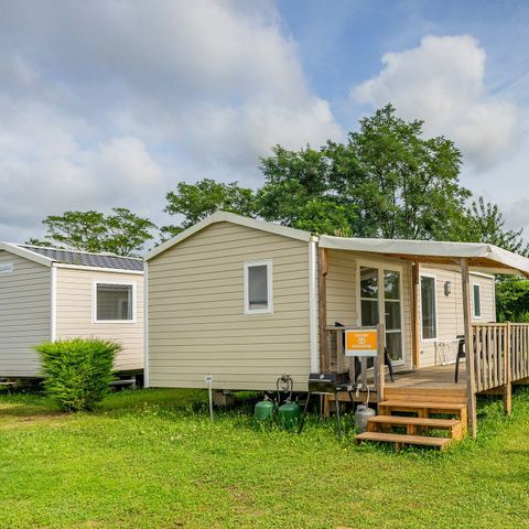 Bungalow 4 persons - Mobile home | Comfort | 2 Bedrooms | 4 Pers | Raised terrace | Air conditioning | TV