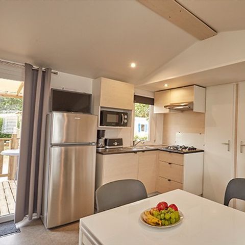 Mobile home 6 persons - Mobile home | Comfort | 3 Bedrooms | 6 Pers | Raised terrace | Air conditioning | TV