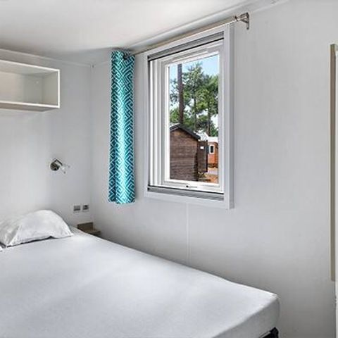Bungalow 4 persons - Mobile home | Comfort | 2 Bedrooms | 4 Pers | Raised terrace | Air conditioning | TV