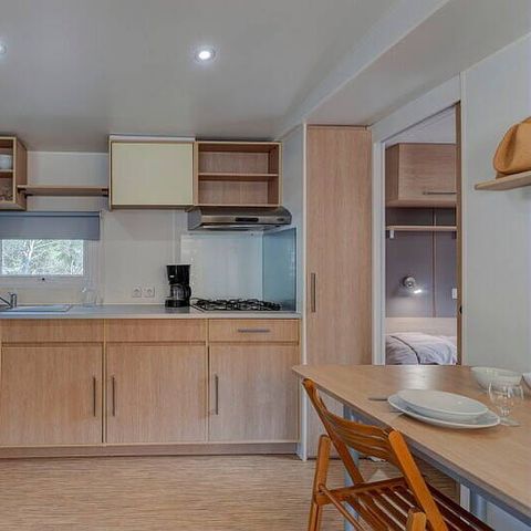 Mobile home 6 persons - Mobile-home | Comfort | 3 Bedrooms | 6 Pers. | Raised terrace