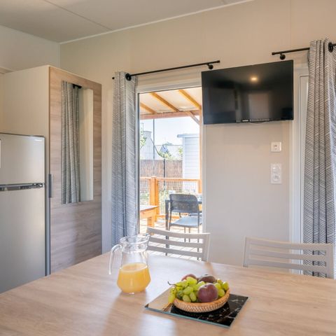 Mobile home 6 persons - Mobile-home | Premium | 3 Bedrooms | 6 Pers | Raised terrace | Air conditioning | TV