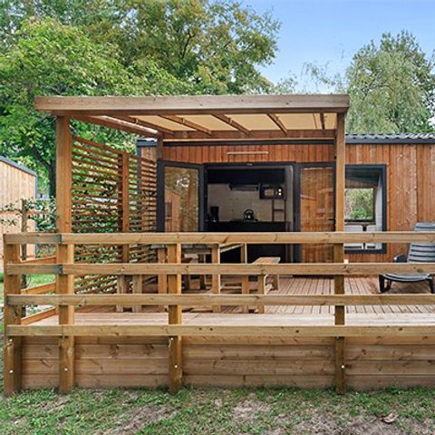 Mobile home 4 persons - Ultimate | 2 Bedrooms | 4 Pers | Covered Terrace | 2 bathrooms | Air conditioning | TV