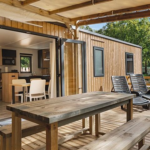 Mobile home 6 persons - Ultimate Plus | 3 Bedrooms | 6 Pers | Covered Terrace | 2 bathrooms | Air conditioning | TV