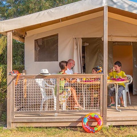 Lodge 5 persons - Eco-Lodge Tent | 2 Bedrooms | Capacity 4/5 persons | Without Bathroom