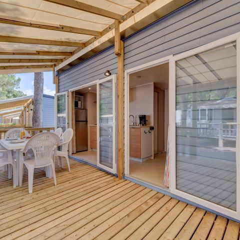 Mobile home 6 persons - Comfort | 3 Bedrooms | 6 Pers | Raised terrace | Air conditioning