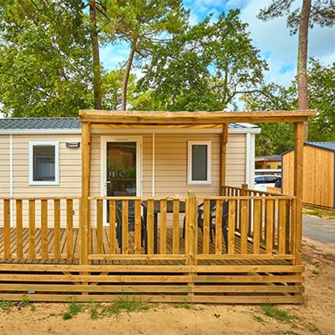 Mobile home 4 persons - Mobile-home | Comfort XL | 2 Bedrooms | 4 Pers | Raised terrace | Air conditioning | TV