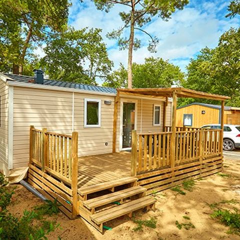 Mobile home 4 persons - Mobile-home | Comfort XL | 2 Bedrooms | 4 Pers | Raised terrace | Air conditioning | TV